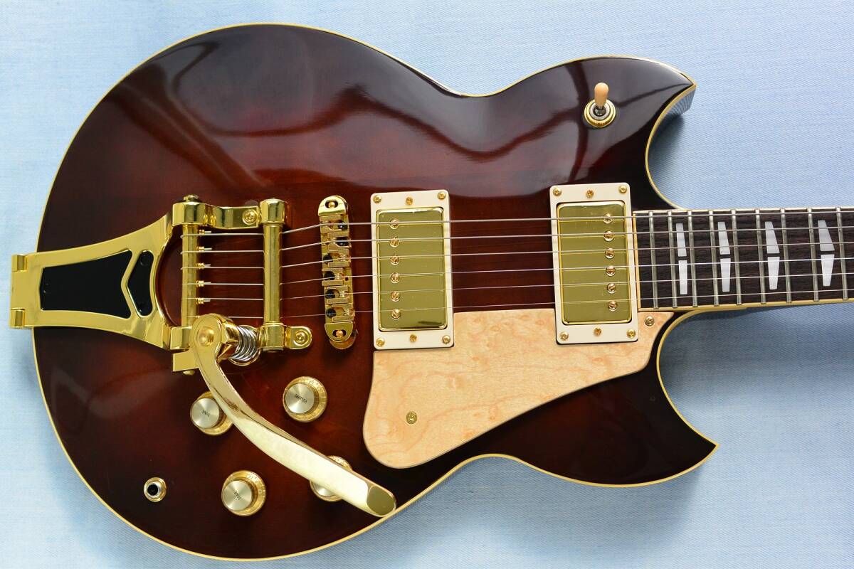 Yamaha SG-800 Mod. Bigsby ビグズビー・タイプ バーズアイメイプル製ピックガード ヤマハ 80-81年 整備&クリーニング済み #24 B03-03_画像6