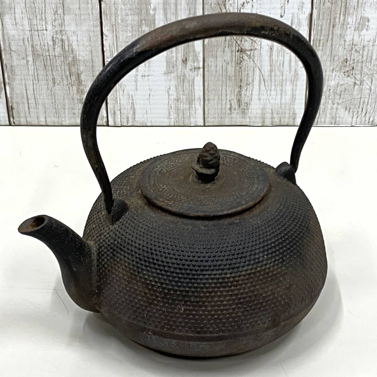 南部鉄瓶　鉄瓶　南部鉄器　煎茶道具　お茶道具　（0216-4）_画像1