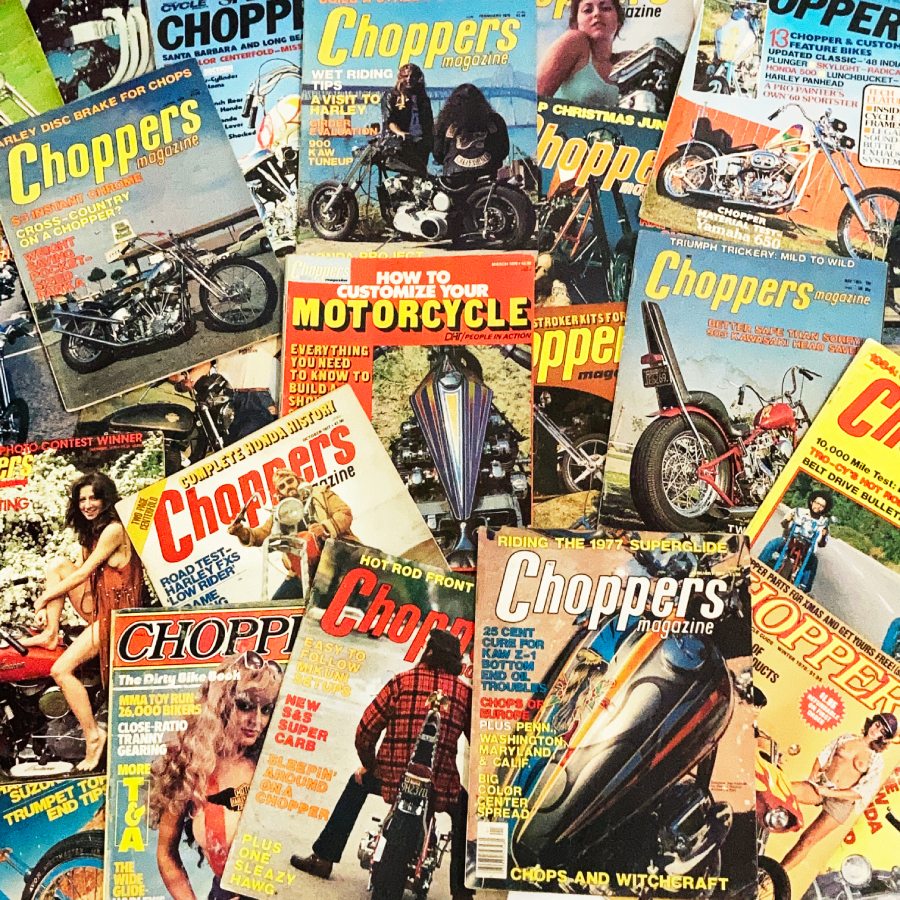 94冊set 70's チョッパー 雑誌 Chopper ビンテージ ハーレー ショベル ハーレー ナックル トライアンフ CB750 ホンダ ガレージ パン ボバー_画像1