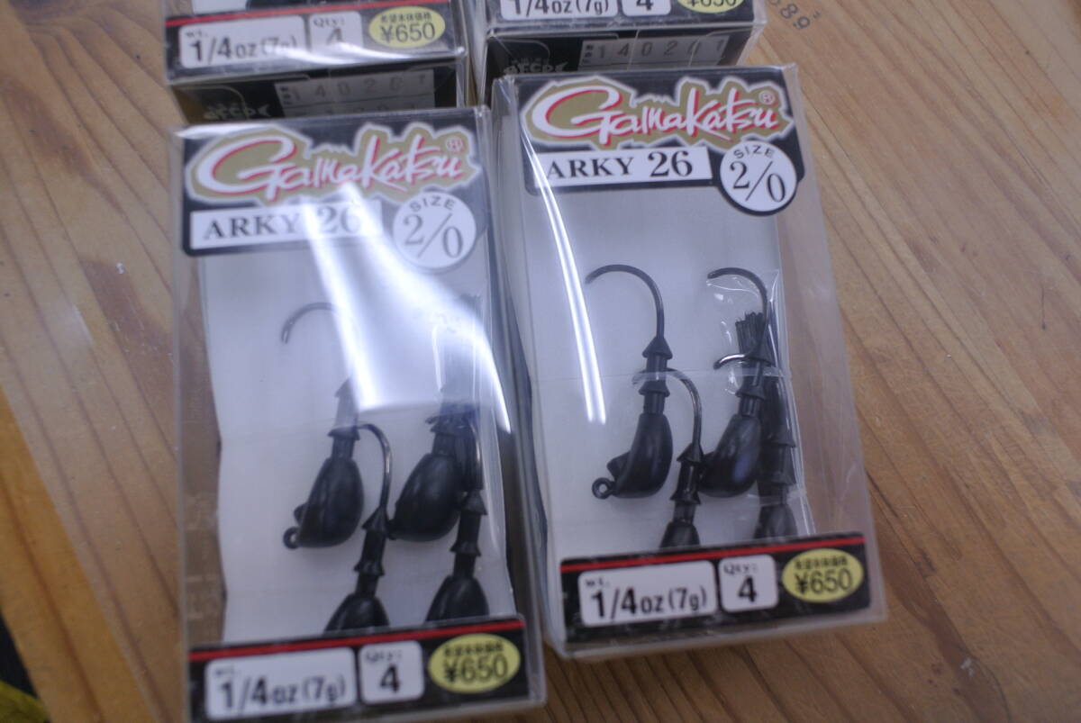 JIG18-022108 がまかつ アーキー26 ジグヘッド 1/4oz 4個入り 新品4パック_画像3