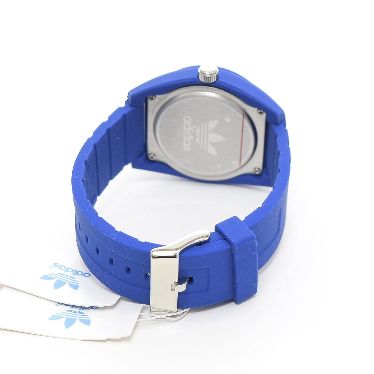 △491375 未使用品 adidas アディダス QZ クォーツ腕時計 PKGAD1015 ブルー_画像3