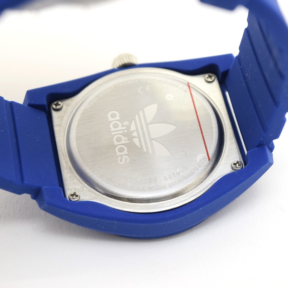△491375 未使用品 adidas アディダス QZ クォーツ腕時計 PKGAD1015 ブルー_画像5