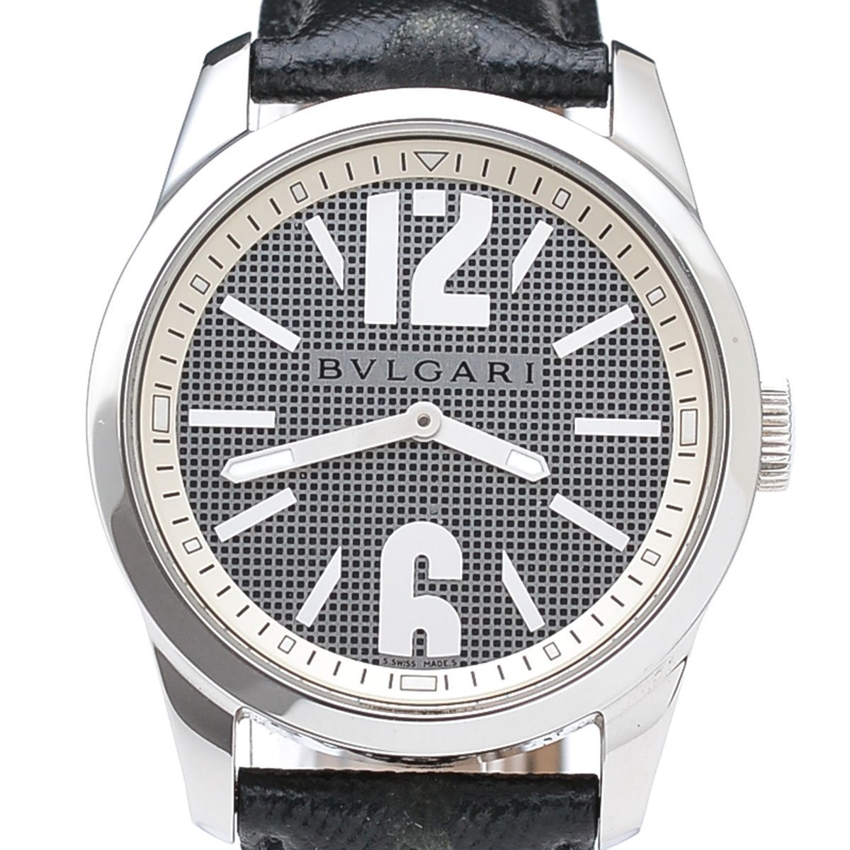 ◆417567 BVLGARI ブルガリ クォーツ式腕時計 ST37S サイズ37mm メンズ