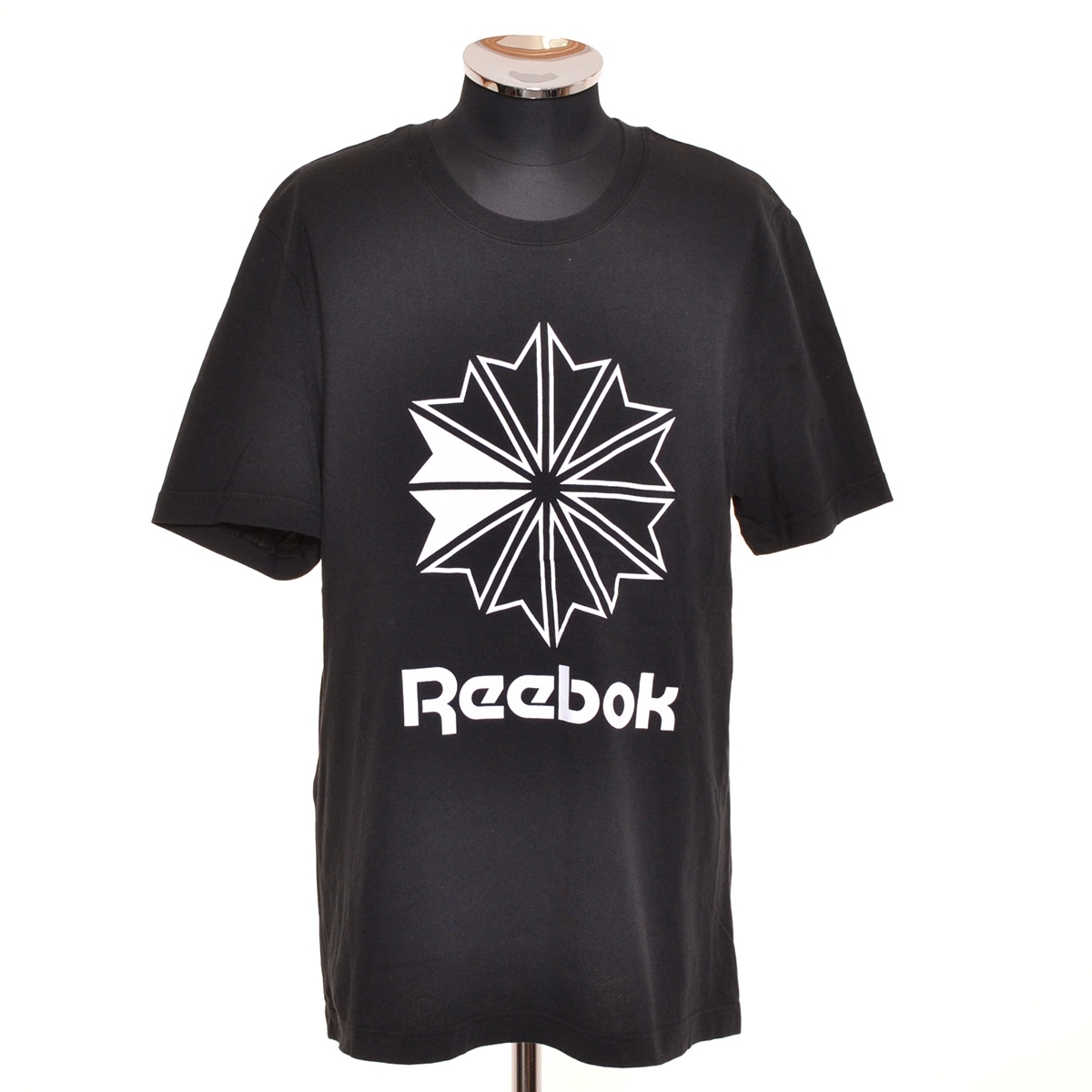●485707 Reebok リーボック ○Tシャツ 半袖 サイズ2XO メンズ ブラック_画像1