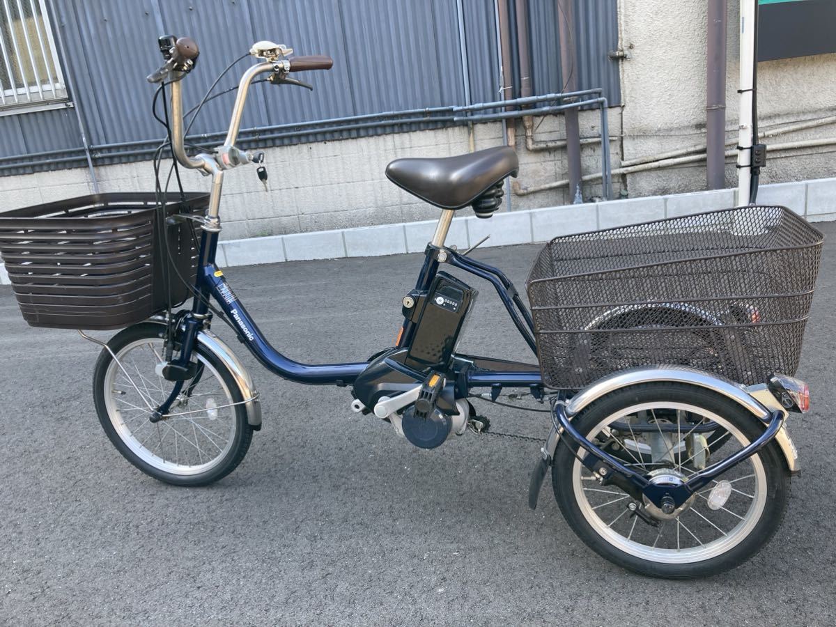 【美品】パナソニック 電動アシスト三輪自転車 ビビライフ 大人用三輪車パナソニック _画像1