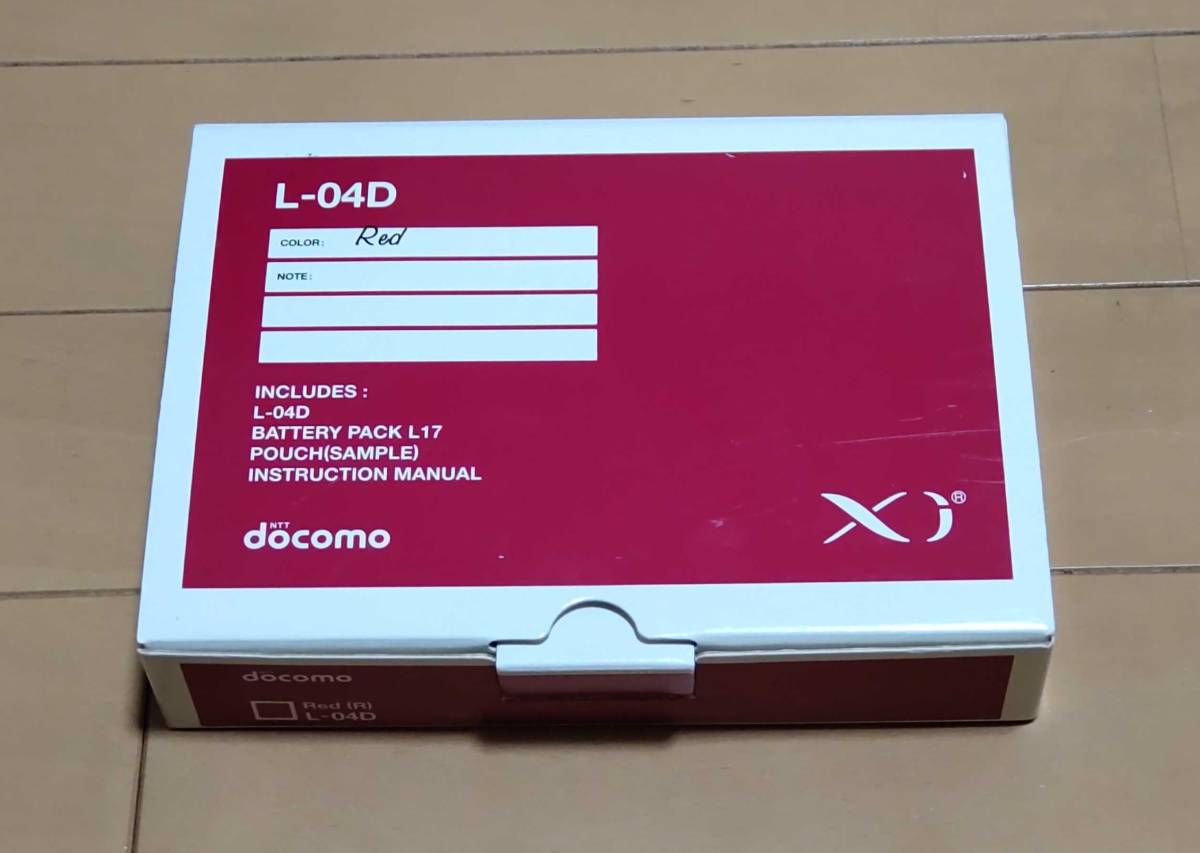docomo L-04D モバイルルーター 赤 レッド_画像4