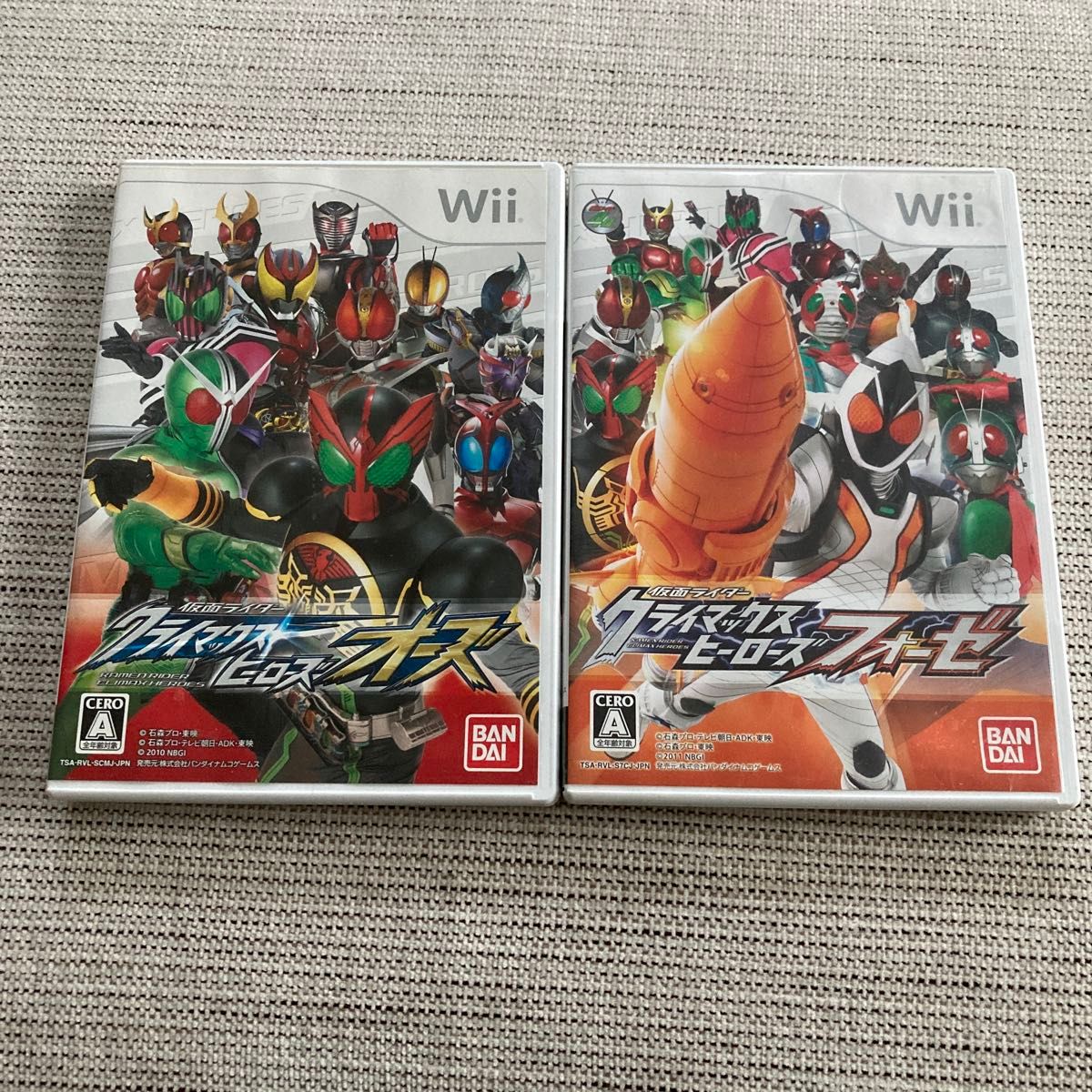 Wiiソフト 仮面ライダー オーズ＆フォーゼ