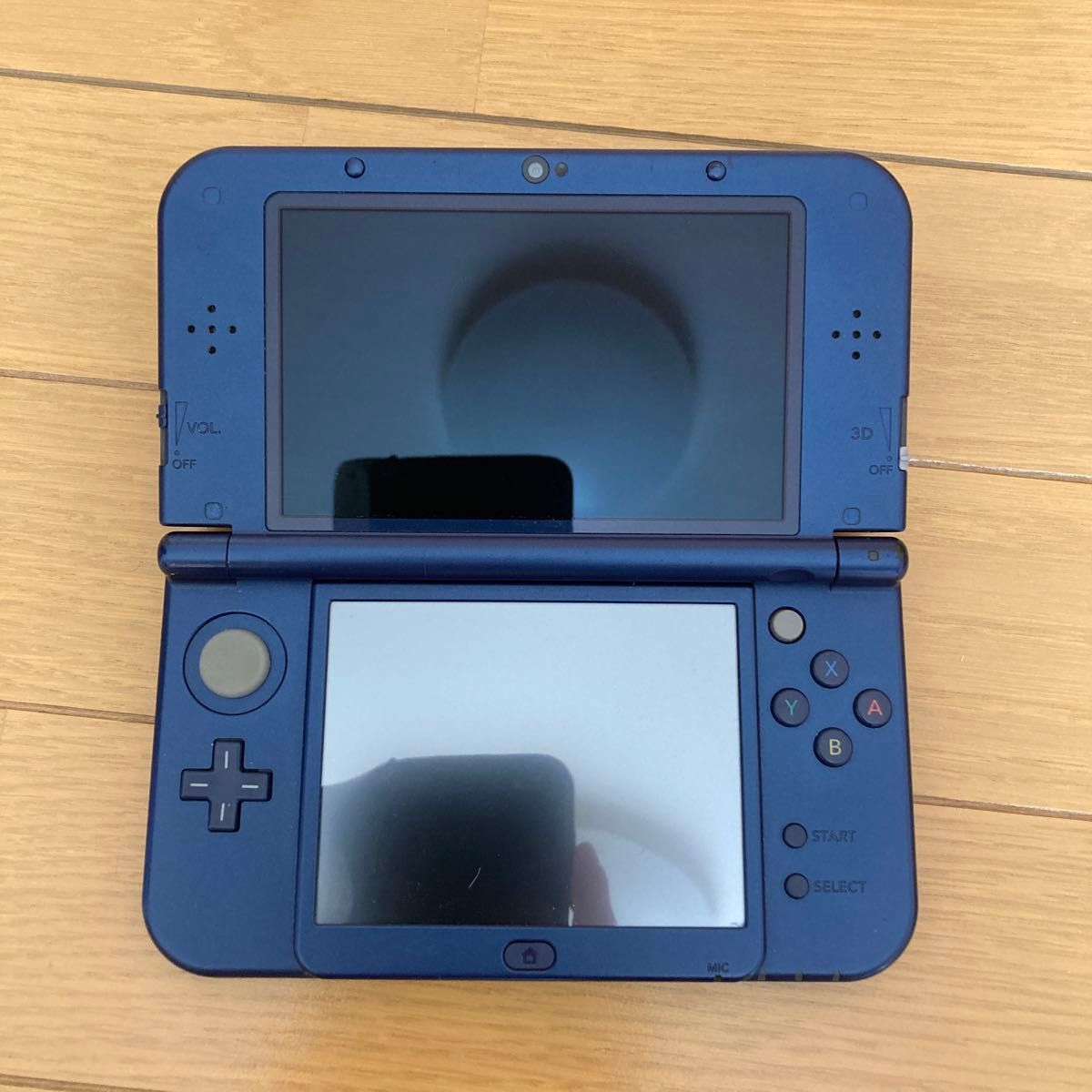 Newニンテンドー3DS LL メタリックブルー タッチペン無し - 本体(New 3DS LL)