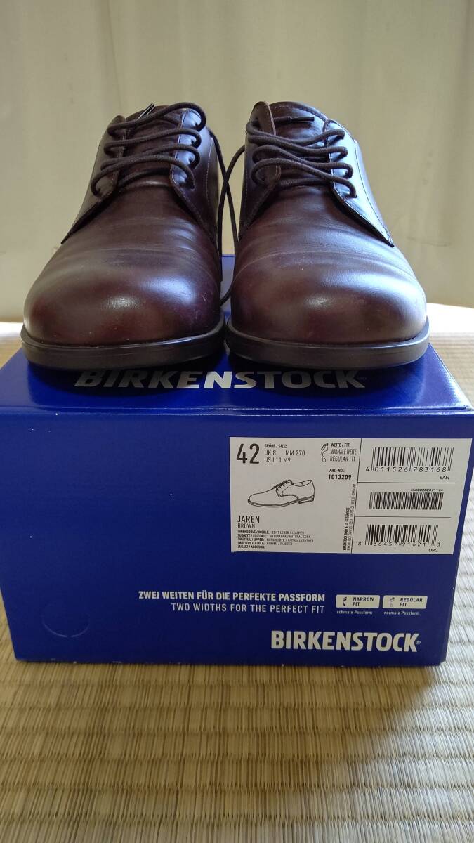 【中古品】BIRKENSTOCK（ビルケンシュトック）／JAREN（ジャレン）／ナチュラルレザー／ブラウン／　サイズ42_画像2