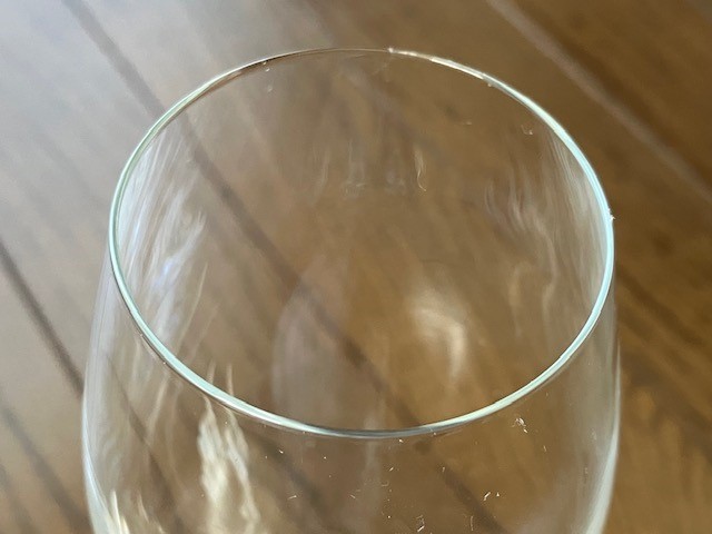 フレシネ　カヴァ　スパークリング　ワイン　シャンパン　グラス　高22cm　径7cm　129g　スペイン　クリスタルガラス　未使用　送料無料_画像3
