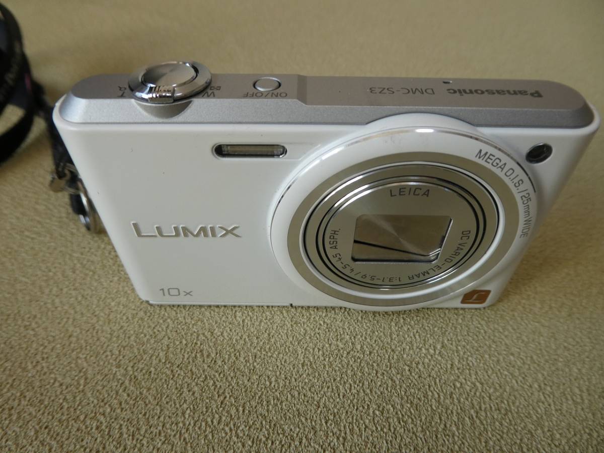 パナソニック Panasonic LUMIX DMC-SZ3-W （ホワイト）バッテリー２個・充電器・ケース・SDカード付【中古品】美品です。_画像10