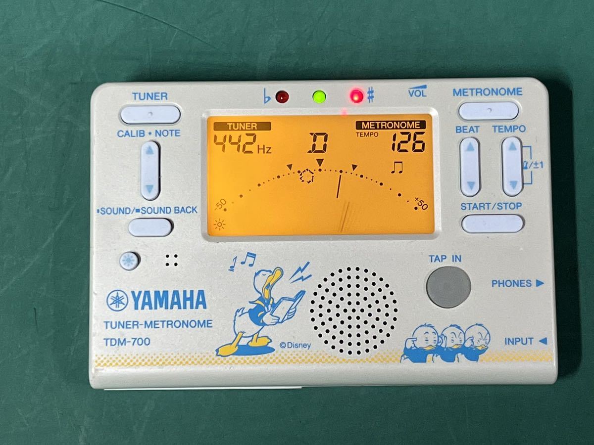 YAMAHA TDM-700 チューナーメトロノーム 動作簡単確認　(60s)_画像2