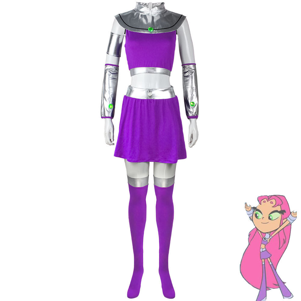 【falai】Teen Titans Princess Koriand'r 学園祭 ハロウィン お祭り イベント コスプレ衣装