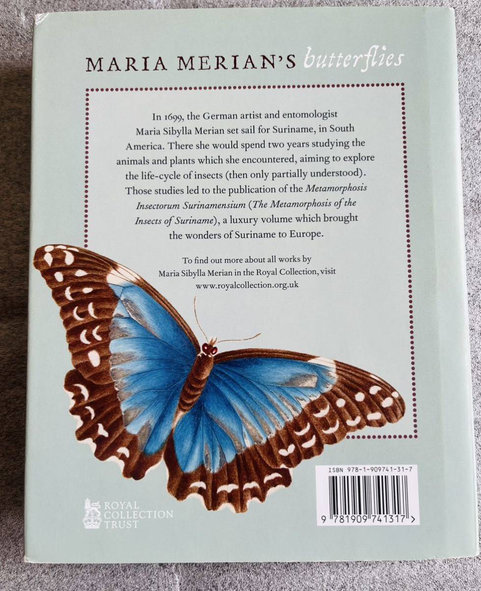 【洋書】Maria Merian's Butterflies 　ボタニカルアート　マリア・シビラ・メーリアン作品集 花と蝶　ドイツ自然科学者_画像2