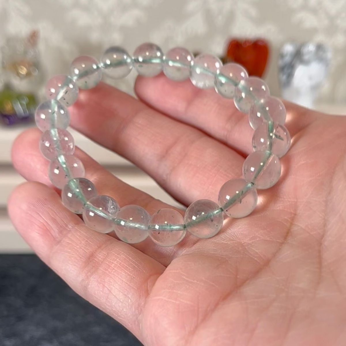 フックサイトinクォーツ 9.5mm 内径約16cm