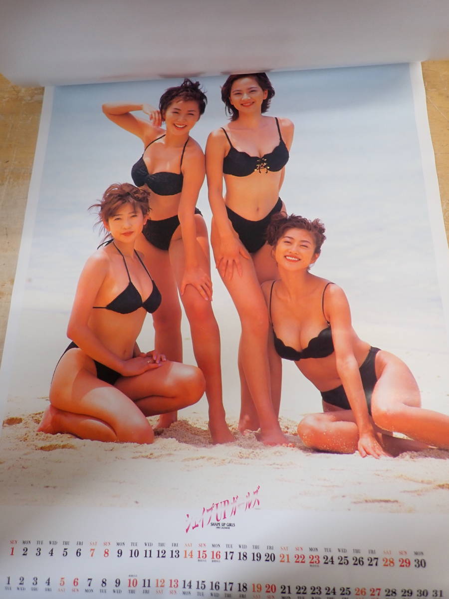 h/ts не порез .* Shape UP девушки 1996 год календарь Nakajima Fumie / три . подлинный прекрасный .