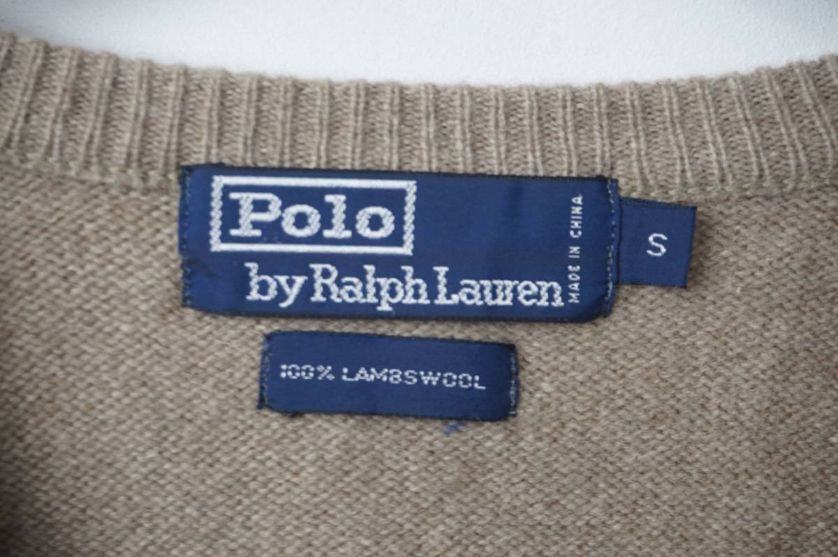 X412/POLO by Ralph Lauren/ポロラルフローレン/ラムウールニットセーター/メンズ/Sサイズ_画像4