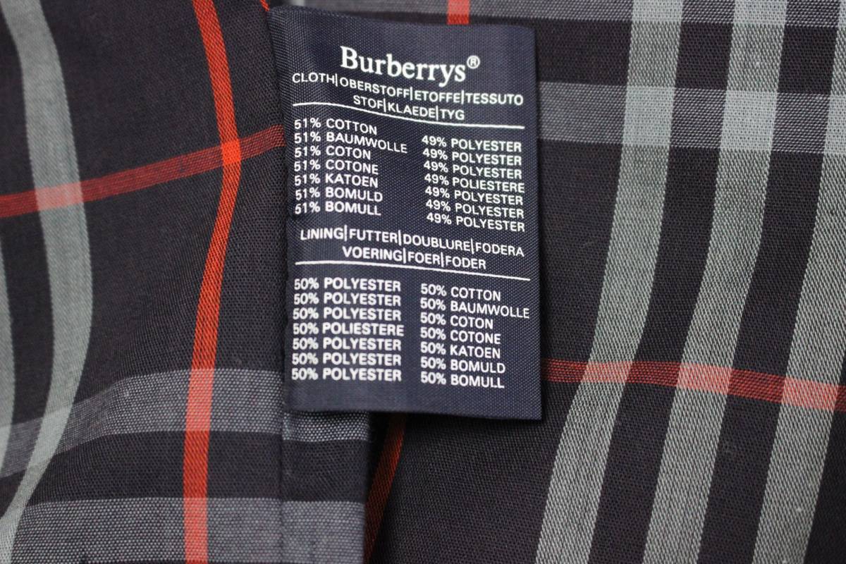 X369/Burberry/バーバリー/イギリス製/オールド/スイングトップ/ブルゾン/裏ノバチェック/ネイビー/ジャケット/メンズ_画像5