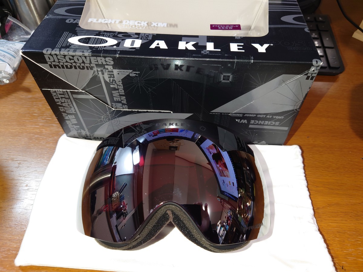 美品オークリー OAKLEY FLIGHT DECK XM MATTE BLACK PRIZMBLACK フライトデッキ_画像2