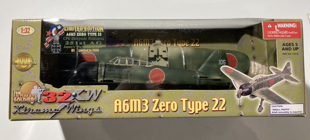 ★新品★1/32 ゼロ戦22型　22st A6M3 センチュリートイズ　限定版_画像1