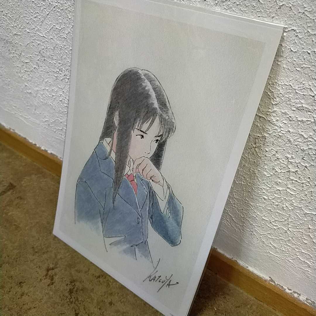  Studio Ghibli. море ...... близко глициния ... образ панель. скетч. расположение. альбом с иллюстрациями. порез .. акварельная живопись. осмотр ) открытка. постер. исходная картина. Miyazaki .