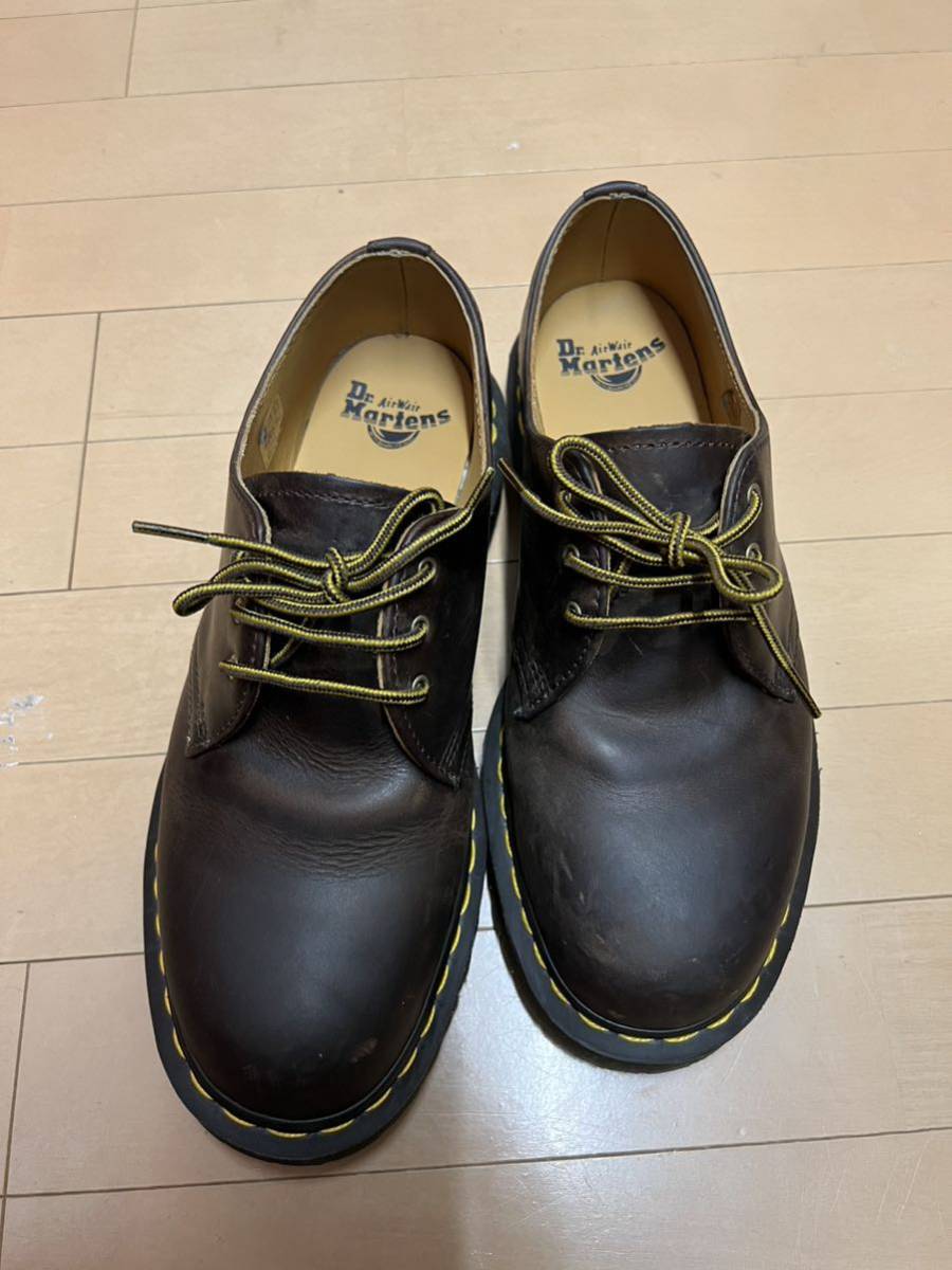 ドクターマーチン 1461 BEX 3EYE SHOE 深茶色 ベックス 3ホール シューズ ABC-MART プレーントゥ 革靴 Dr Martens