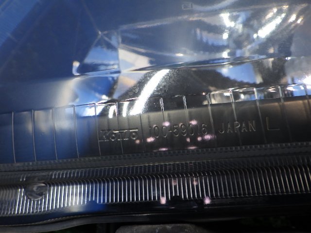 【B】バラスト付 スズキ純正 HID キセノン ヘッドライト ヘッドランプ 左/助手席側 KOITO コイト 100-59016 MC22S ワゴンR RR MC21Sの画像3