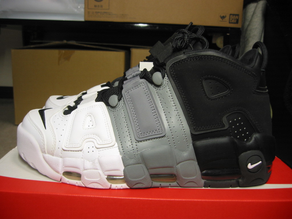 NIKE AIR MORE UPTEMPO ’96 トリコロール US9/27cm モアテン エアモアアップテンポ 新品・未使用_画像3