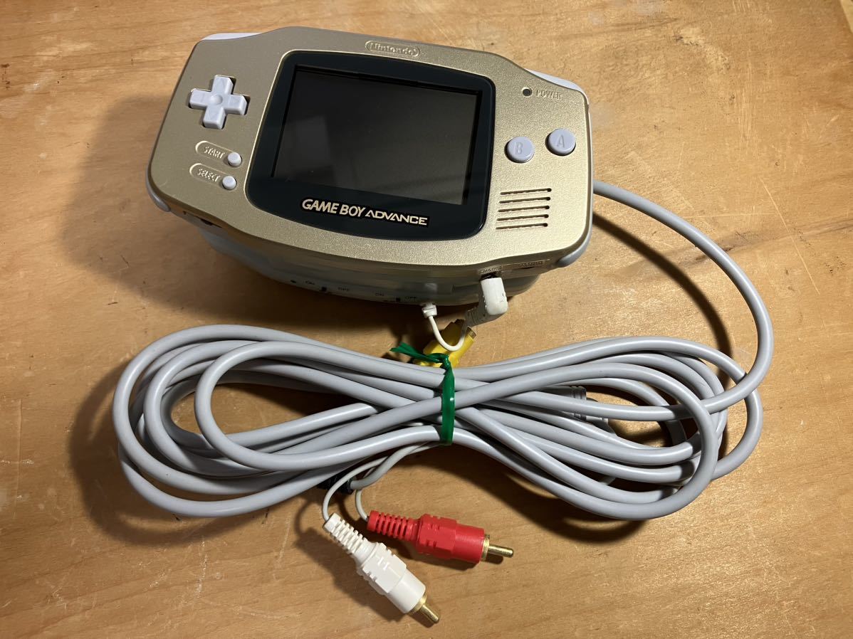 6120円 任天堂 ゲームボーイアドバンス ゴールド + テレビde 6120円 任天堂 ゲームボーイアドバンス ゴールド + テレビde