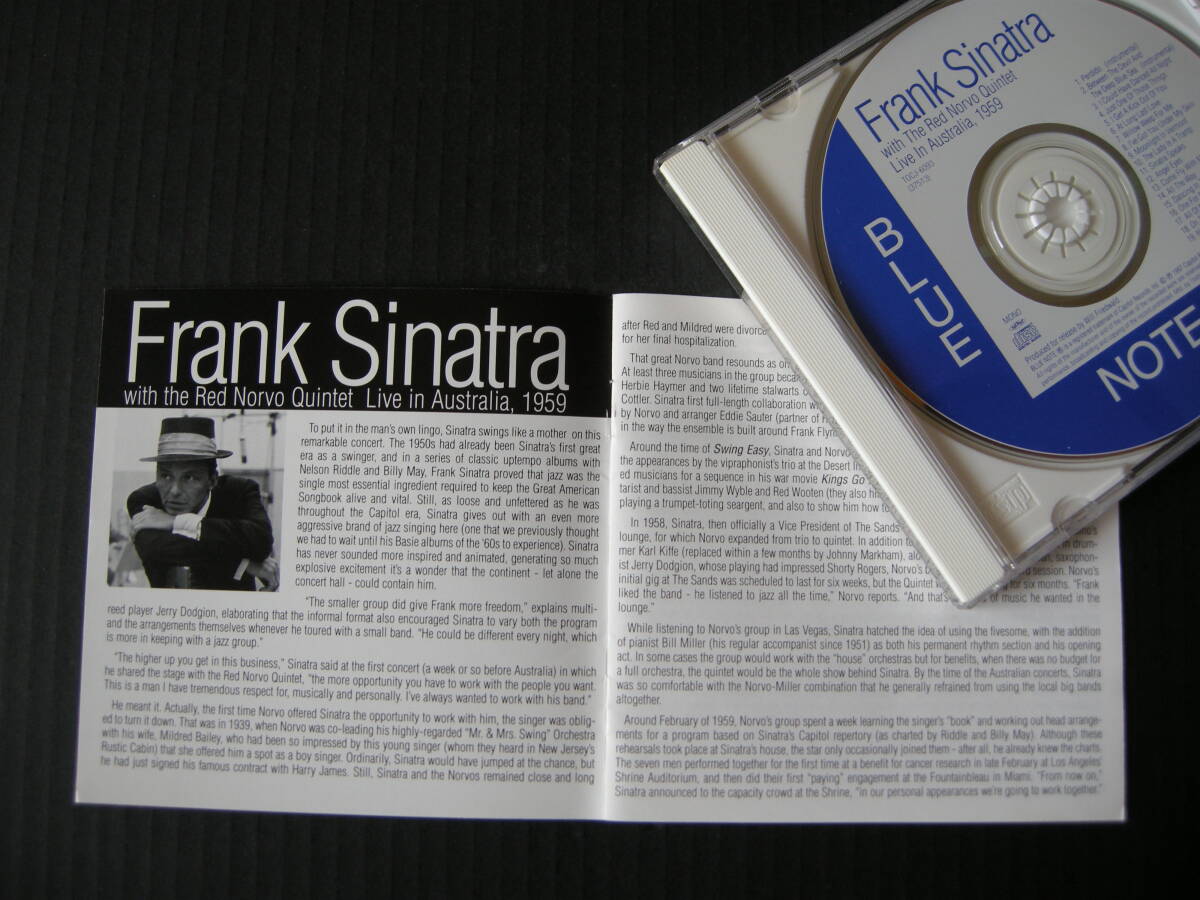 「フランク・シナトラ/ライヴ・イン・オーストラリア 1959」(FRANK SINATRA WITH RED NORVO QUINTET/LIVE IN AUSTRALIA1959)(帯付/国内盤)_画像7