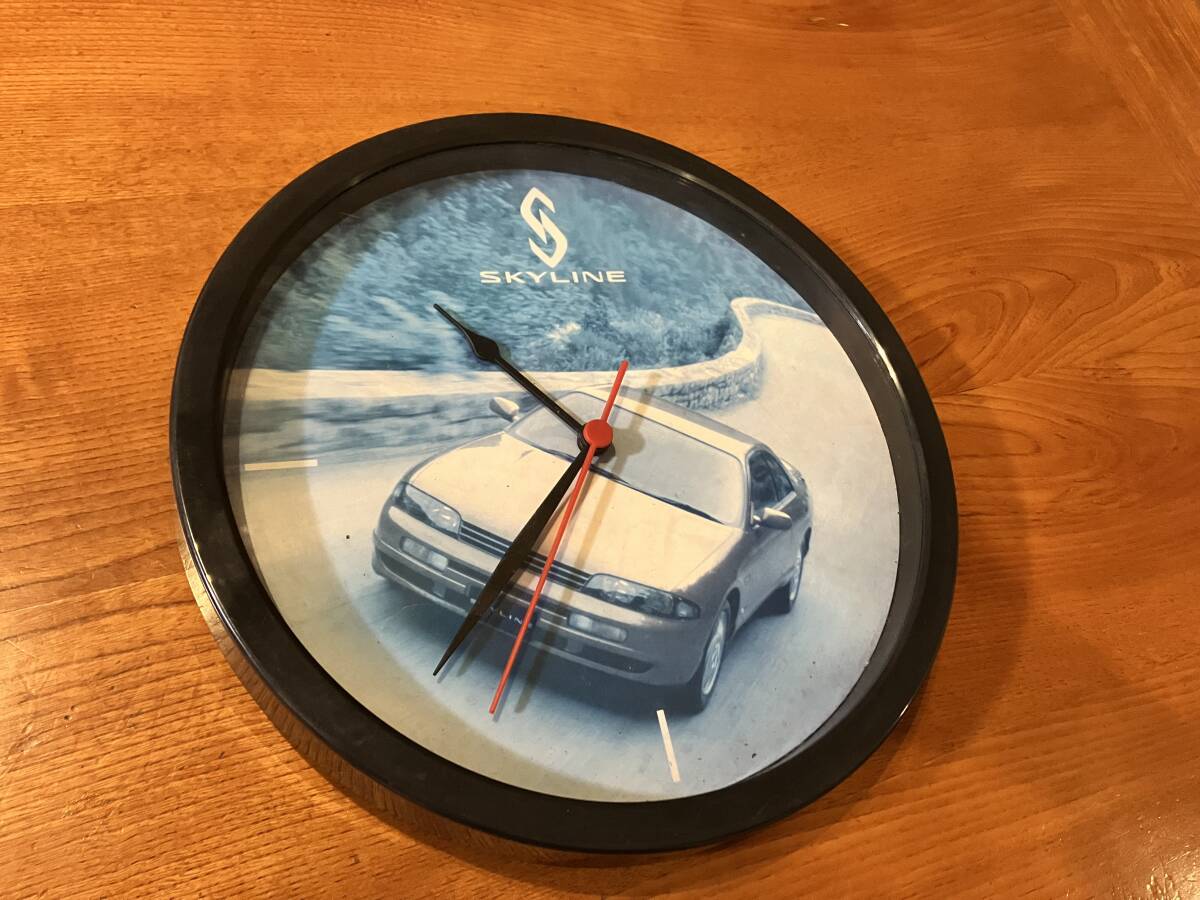 R33　スカイライン　掛け時計　時計　カタログ　セット_画像4