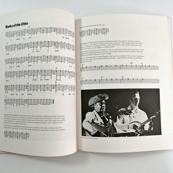 当時物 ブルーグラス・バンジョー Bluegrass Banjo ピーター・ワーニック PETER WERNICK Oak publications 教則本 洋書 楽譜 希少(NKP)YSDの画像9