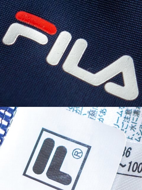 8304*【送料無料】*フィットネス水着*フィラ*セパレーツ♪*FILA*11Lサイズ*上下セット♪袖付人気♪フロントファスナー*胸パッド付♪*USED♪_画像8