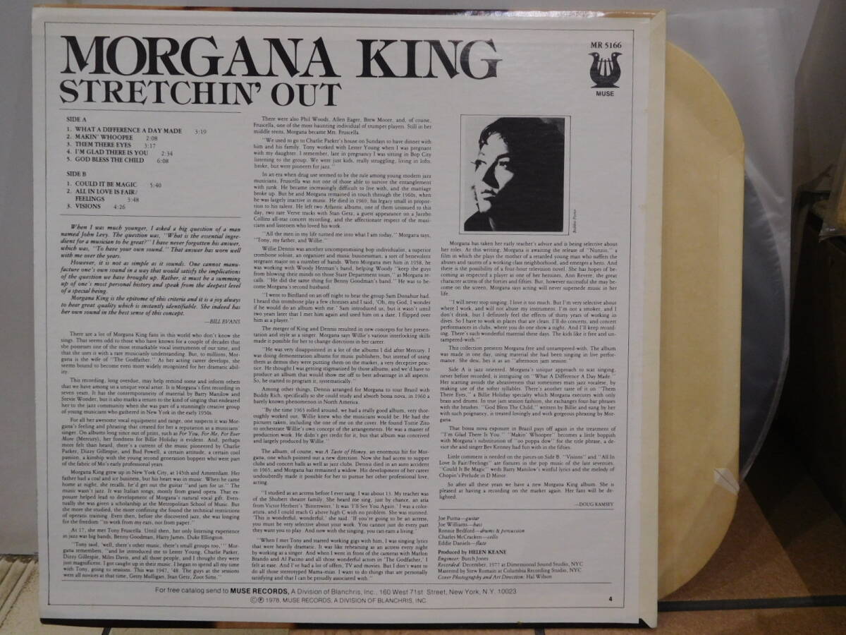 ○MORGANA KING/STRETCHIN' OUT USA輸入盤LPレコード　MR 5166_画像2