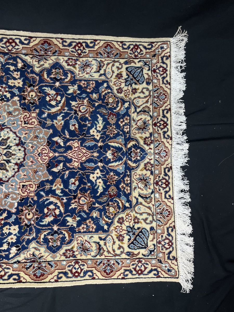 S8) 手織り絨毯 ウール 最高級 パキスタン 緻密 カーペット 88.5×143cmトライバルラグ ラグ キャンプ 羊毛 店舗什器 ペルシャ絨毯 マット_画像4