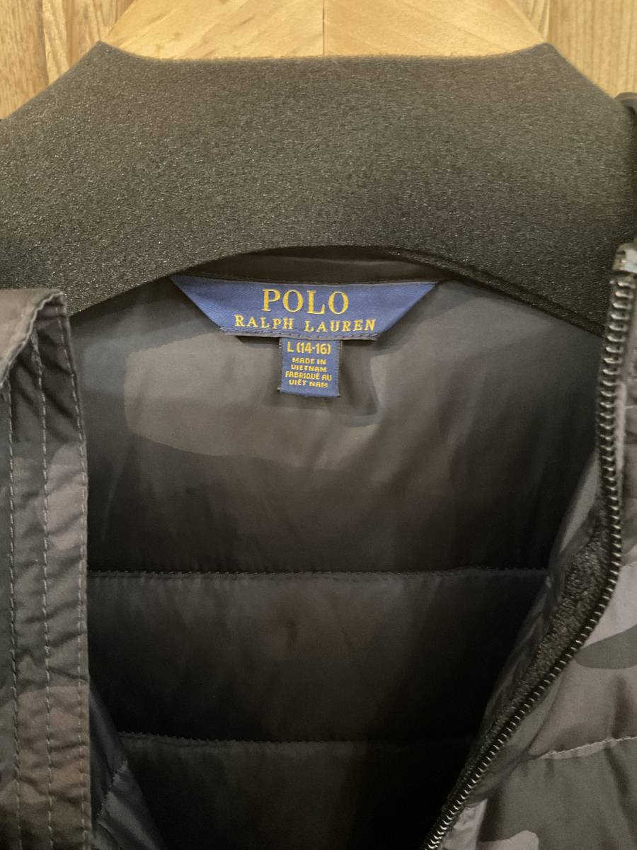 ◎ポロラルフローレン　ダウン　キッズ　ボーイズ　L(14〜16) POLO RALPH LAUREN_画像7