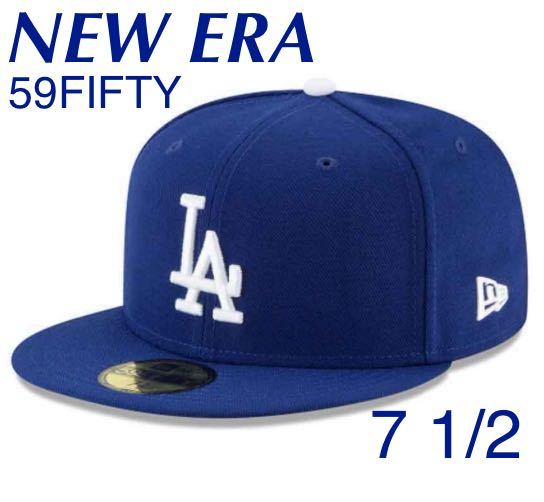 NEW ERA Los Angeles Dodgers Authentic Collection 59FIFTY cap Dodgers Blue 70331962 59.6㎝ ニューエラ 5950 ロサンゼルス ドジャース_画像1