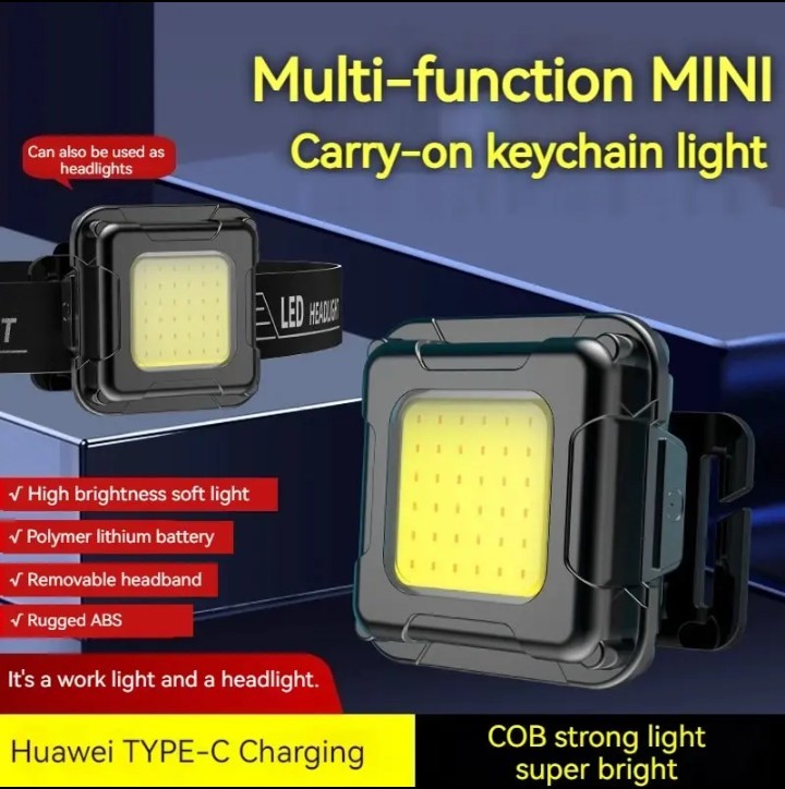  ヘッドライト超高輝度 COB USB充電式 4 つの照明モード 懐中電灯 釣り、作業、アウトドライト 2個セット！ セール品_画像2