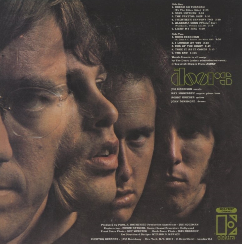 ドアーズ THE DOORS / ハートに火をつけて THE DOORS / 2007.08.29 / 1stアルバム / 1967年作品 / 紙ジャケット仕様 / WPCR-12716_画像2