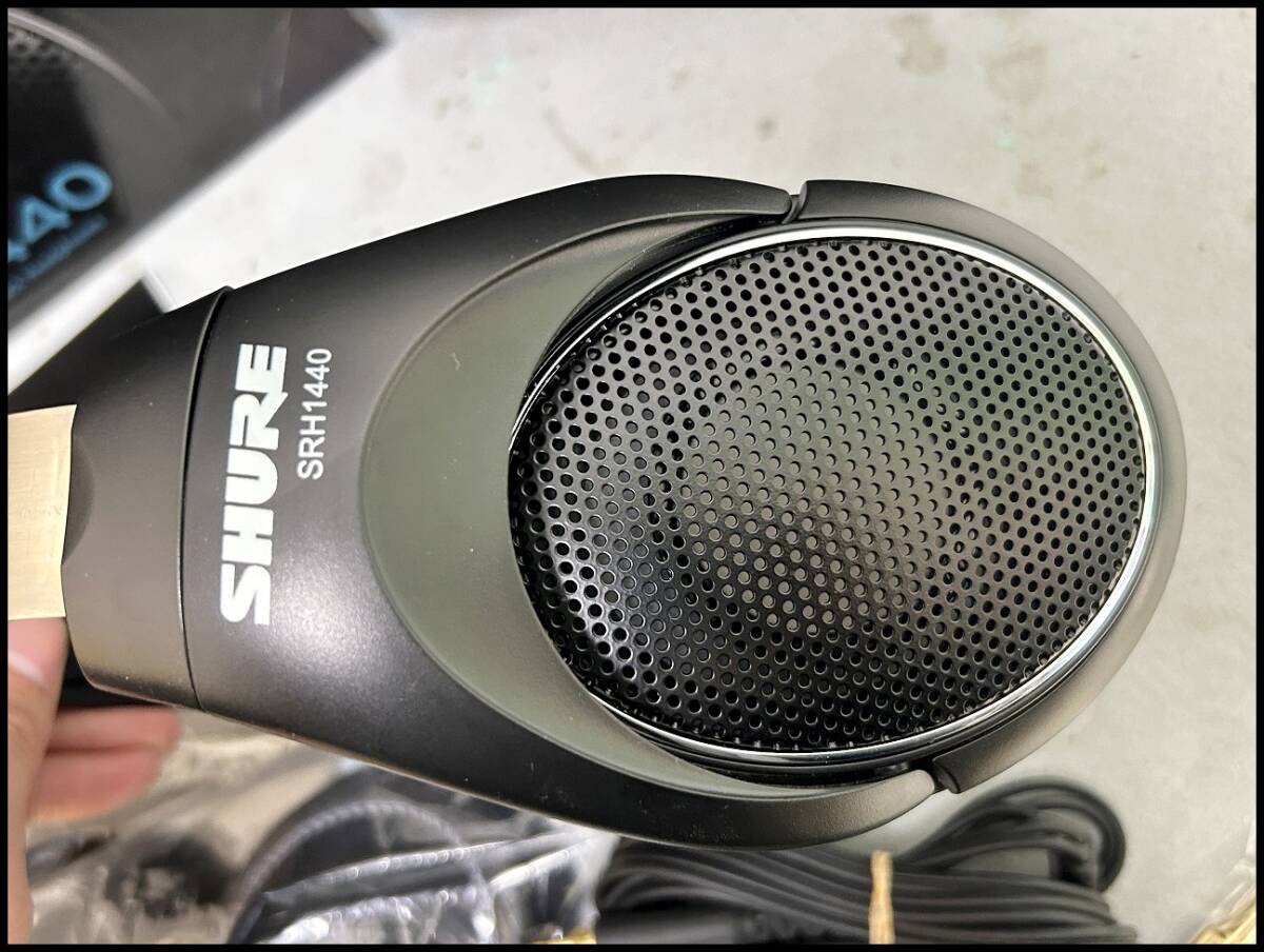 ★SHURE ヘッドホン SRH1440 オープン型 ブラック USED★_画像5