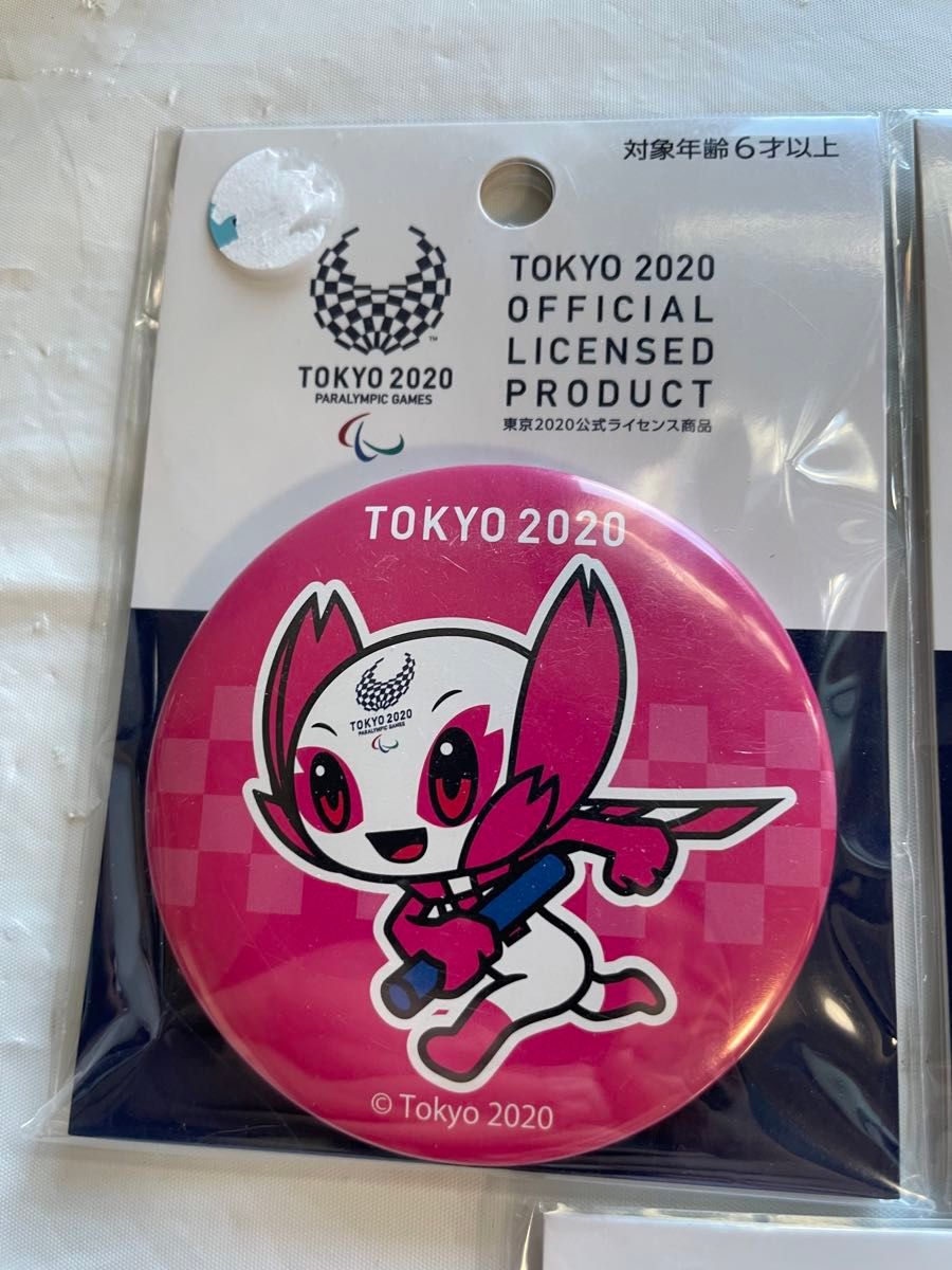 東京2020 オリンピック　パラリンピックソメイティ　公式バッジ　5個セット