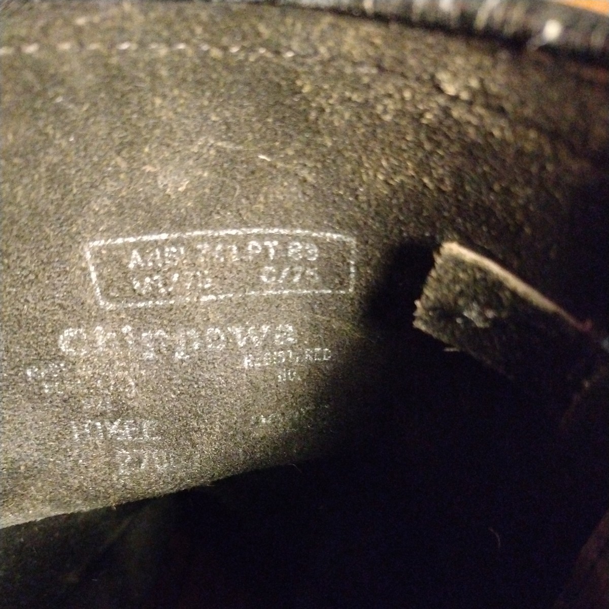 貴重 入手困難 米国製 黒タグ PT83 チペワ CHIPPEWA エンジニアブーツ US10.5 EE ヴィンテージ アメカジ バイカー ロカビリー CRUST PUNK_画像10