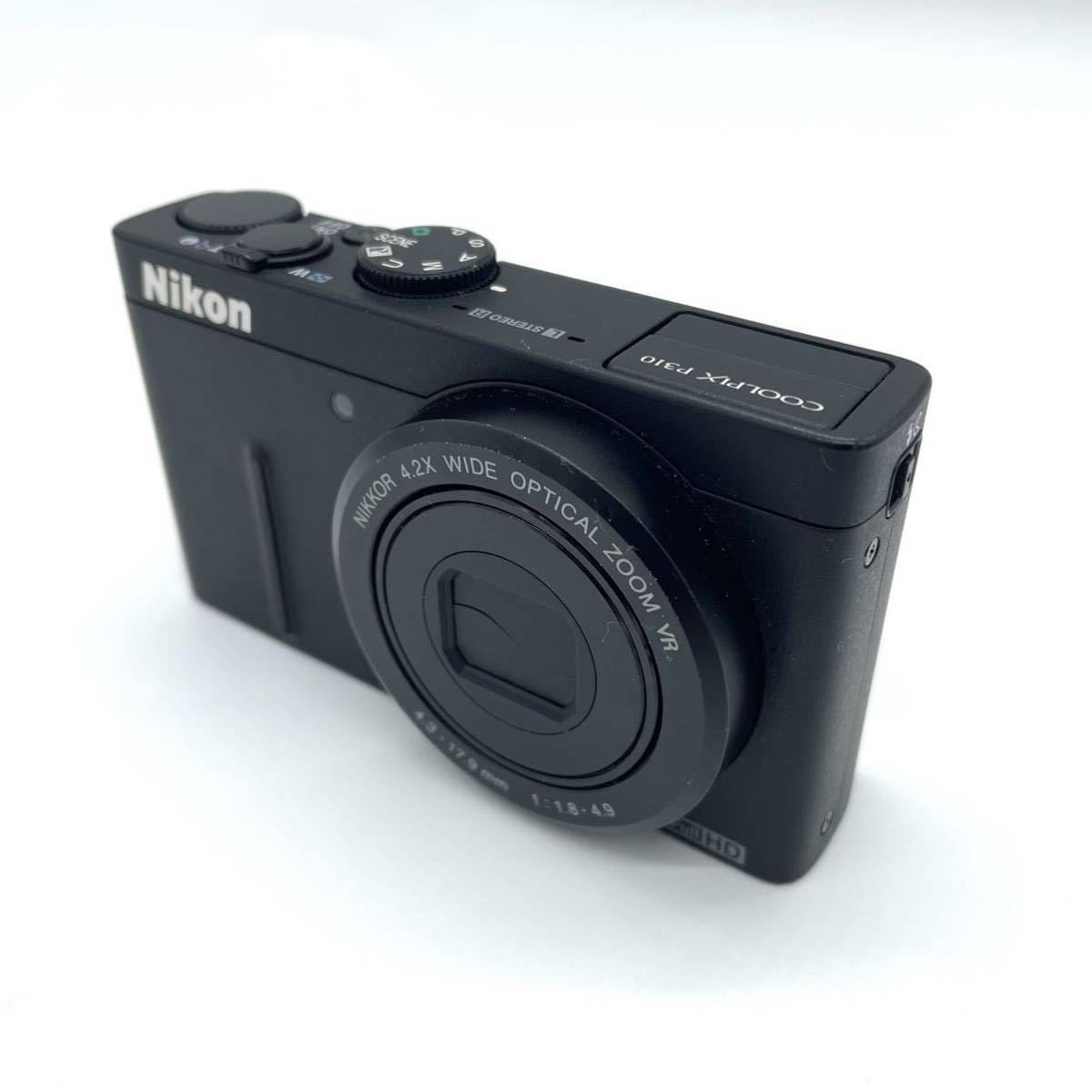 1円〜　Nikon COOLPIX P310 コンパクトデジタルカメラ ニコン デジカメ ブラック クールピクス _画像3