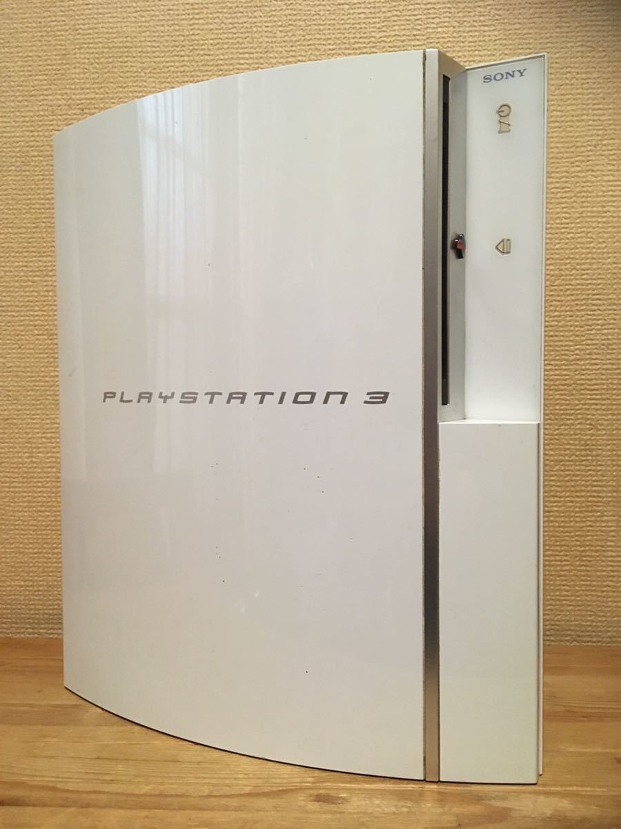 【ジャンク品】SONY Playstation3 セラミックホワイト 40GB PS3 CECHH00 CW_画像1