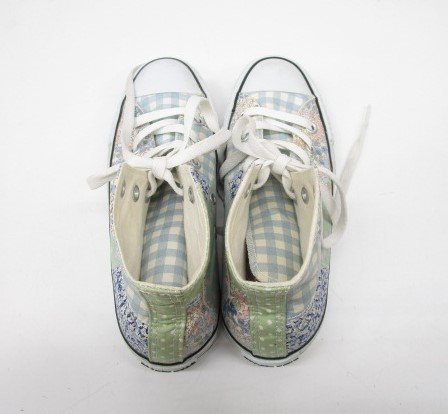 [即日発送] CONVERSE ALL STAR 5CJ161 PALE-PIECE HI BLUE コンバース レディース ハイカットスニーカー 花柄 ペールブルー 23.5cm 331_画像8