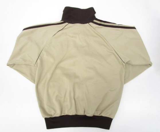 [ same day shipping ] adidas Adidas Descente made 80 period men's long sleeve jersey jersey beige × Brown 371