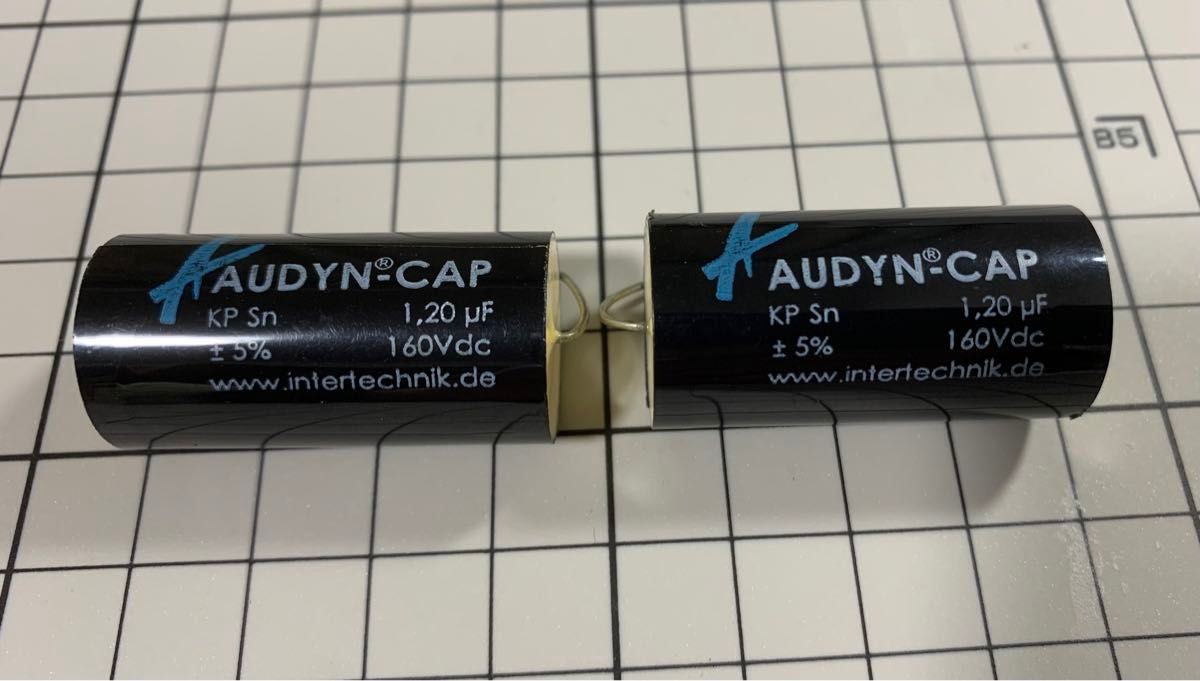 フィルムコンデンサー　AUDYN-CAP KP SN 1.20uF ±5% 160VDC 2個セット　未使用品　スピーカー