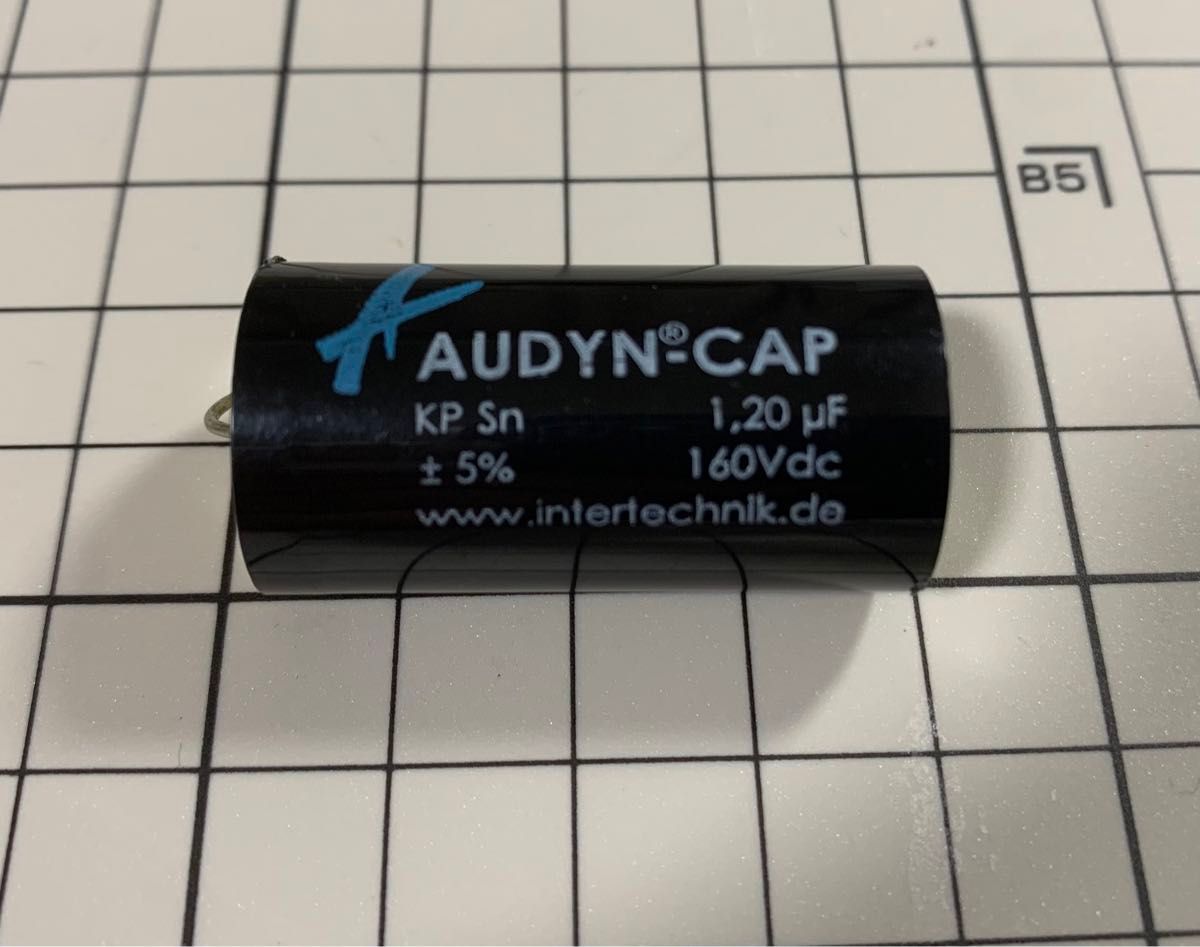 フィルムコンデンサー　AUDYN-CAP KP SN 1.20uF ±5% 160VDC 2個セット　未使用品　スピーカー