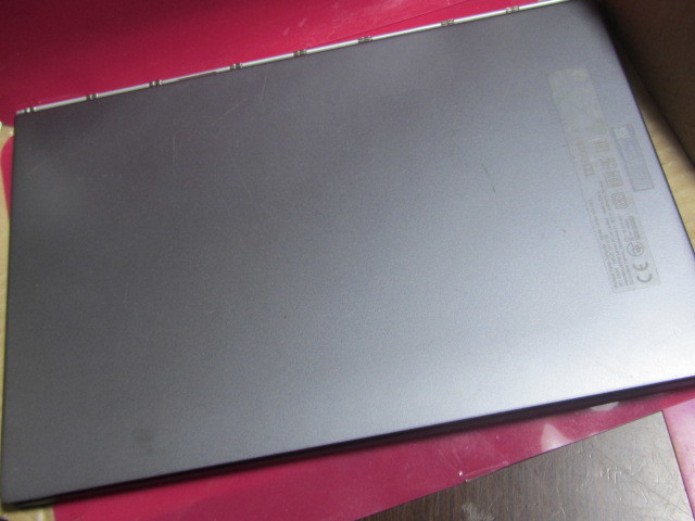 ジャンク　 Lenovo ZA0W0107JP YB1-X90L YOGA BOOK 　os:7　タブレット　10型 黒　初期化済み　キーボード付き　難　8-6223_画像6