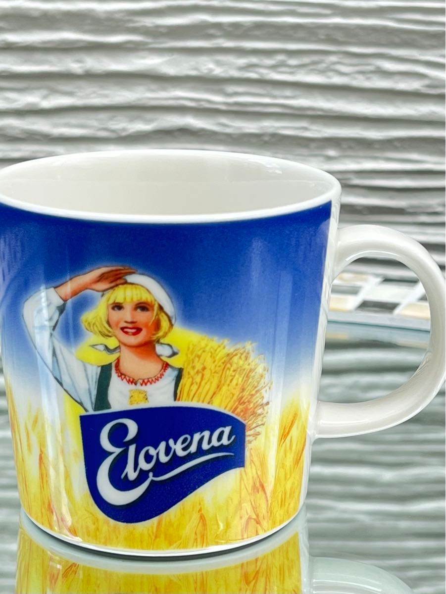 【レア　未使用品　アラビア　elovena 企業マグカップ　エロヴェナ】※購入前にコメントをお願いします。